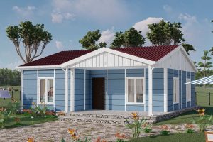 82 m2 prefabrik ev 1